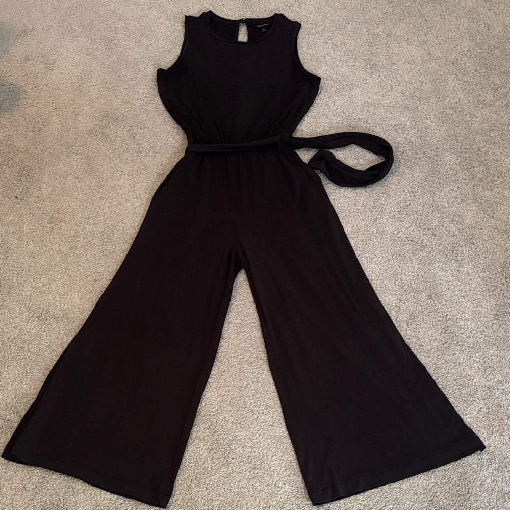 Banana Republic Charcoal Sleeveless Jumpsuit